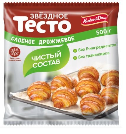 ЗВ Тесто ЗВЁЗДНЫЙ сл. дрож. 500гр*16 (6) — оптом