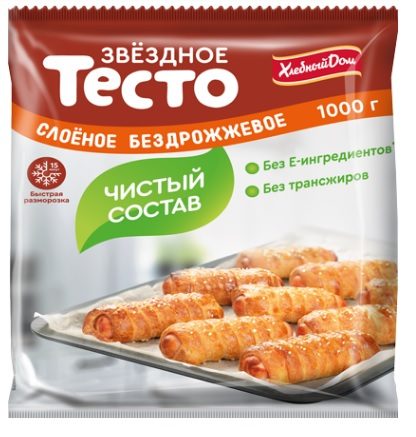 ЗВ Тесто ЗВЁЗДНЫЙ сл. бездрож. 1кг*8 (4) — оптом