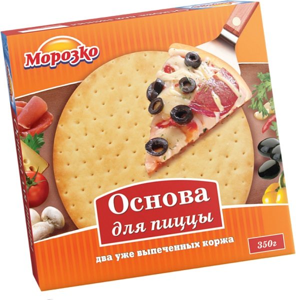 МР (Шок-Ц) Основа д/пиццы МОРОЗКО 350гр*5 (5) — оптом