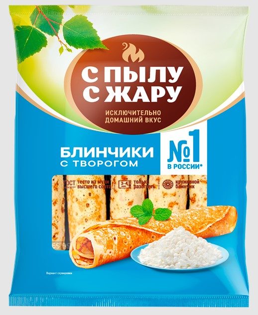 СПЖ Блины с творогом 360гр*14 (6) — оптом
