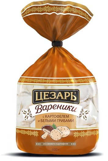 МР Вареники ЦЕЗАРЬ кар и бел гриб 600гр*12 (5) — оптом