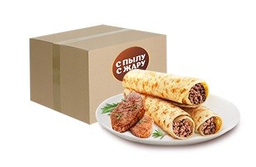 (вес) СПЖ Блины с мясом 6кг*1 — оптом