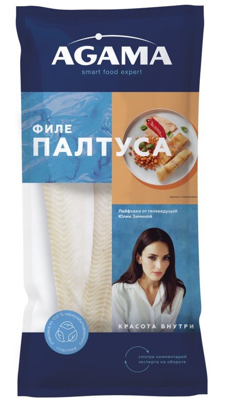 АГ Рыба ПАЛТУС Филе с/м 400гр*8 (1) — оптом