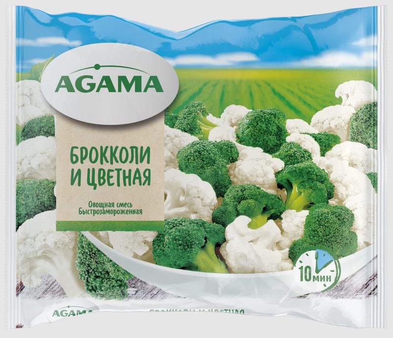 АГ Смесь Брокколи и Цветная 400г*14 (5) — оптом