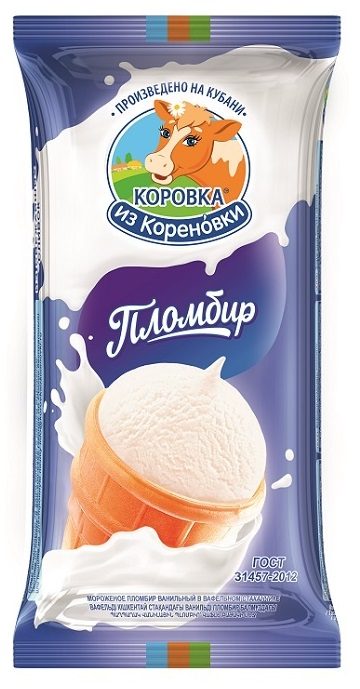 КК Стакан ВАНИЛЬНЫЙ пломбир 100гр*30 — оптом