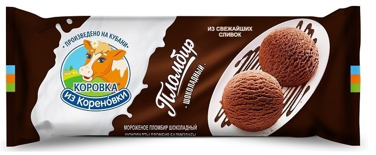 КК ПОЛЕНО ШОКОЛАДНЫЙ пломбир 400гр*8 (3) — оптом