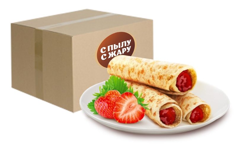 (вес) СПЖ Блины с клубникой 6кг*1 — оптом
