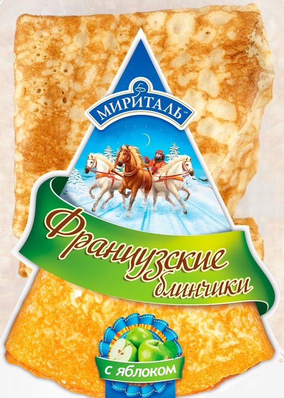 (вес) МИ Блины ФРАНЦУЗСКИЕ с яблоком 4кг*1 — оптом