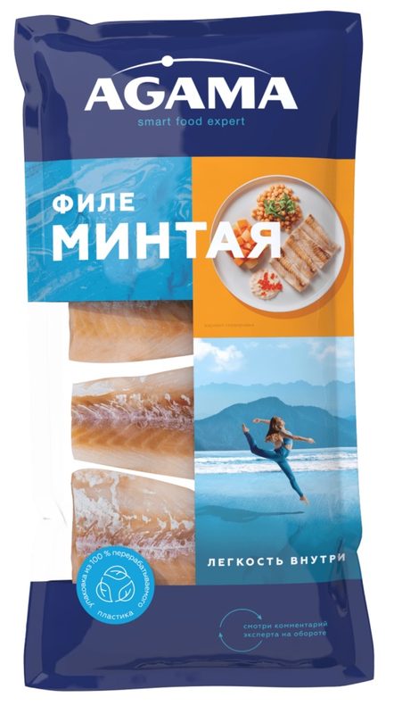 АГ Рыба МИНТАЙ Филе с/м 400гр*8 (3) — оптом