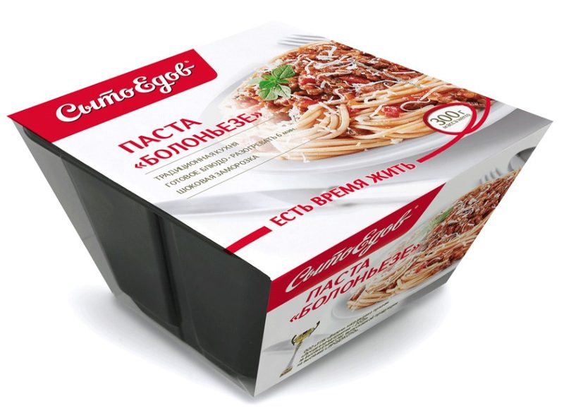 СЕ Паста БОЛОНЬЕЗЕ с мясом томат соус/сыр 300гр*8 (5) — оптом