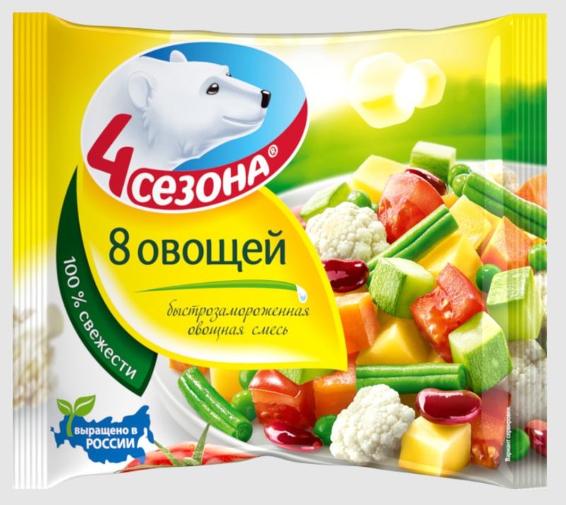 4С Смесь 8 овощей 400гр*20 (5) — оптом
