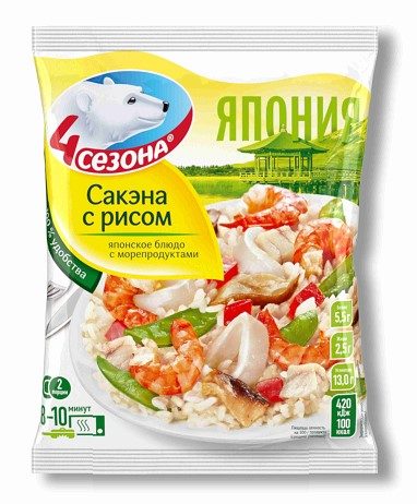 4С Сакэна с рисом (пакет) 600гр*12 (4) — оптом