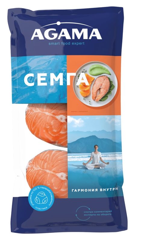 АГ Рыба СЕМГА Стейк 400гр*4 (1) — оптом