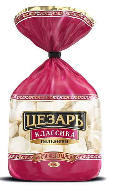 МР (Шок-Ц) Пельмени ЦЕЗАРЬ Классика 800гр*12 (4) — оптом