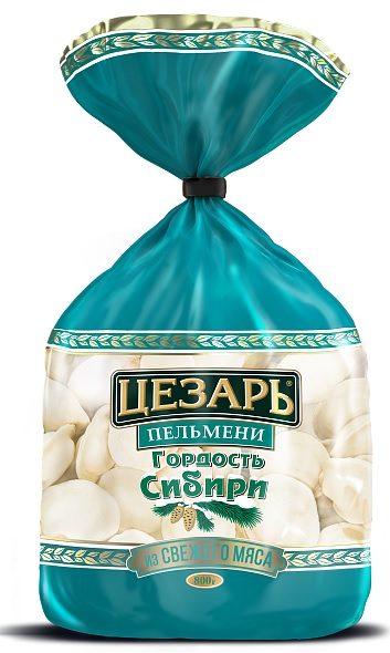 МР (Шок-Ц) Пельмени ЦЕЗАРЬ Гордость Сибири 800гр*12 (4) — оптом