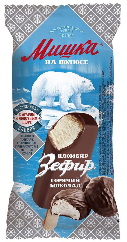 МП Эск МИШКА ЗЕФИР в Горячем Шоколаде 75гр*26 — оптом
