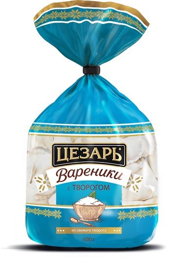 МР Вареники ЦЕЗАРЬ с творог 600гр*12 (5) — оптом