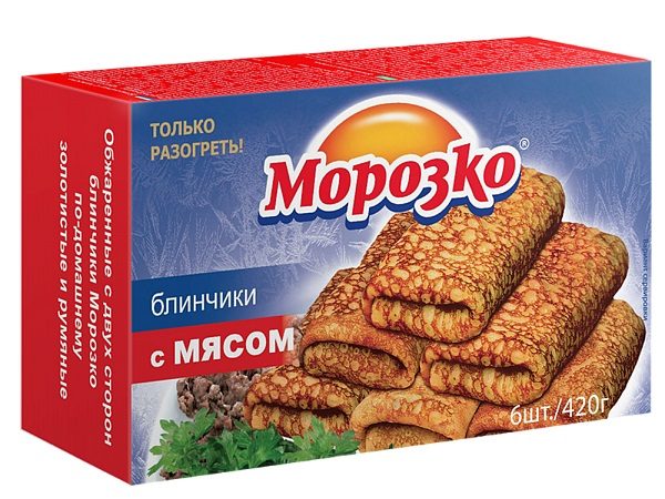 МР (Шок-Ц) Блины МОРОЗКО с мясом 420гр*12 (6) — оптом