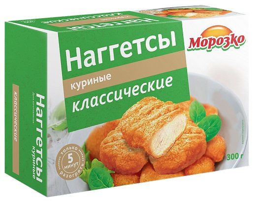 МР (Шок-Ц) Наггетсы КУРИНЫЕ классич 300гр*12 (6) — оптом