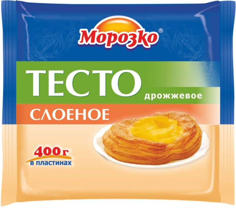 МР (Шок-Ц) Тесто МОРОЗКО (400) сл. дрож (плст)*18 (5) — оптом