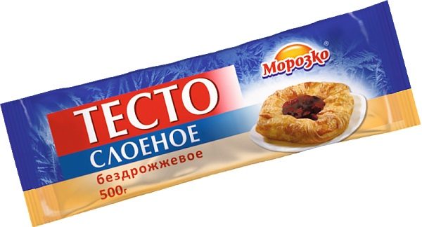 МР (Шок-Ц) Тесто МОРОЗКО (500) сл. бездр (рул)*12 (5) — оптом
