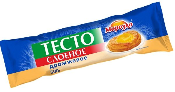 МР (Шок-Ц) Тесто МОРОЗКО (500) сл. дрож (рул)*12 (5) — оптом