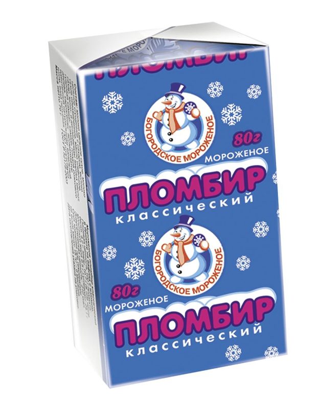НМ Брикет на вафлях ПЛОМБИР Ваниль 80гр*30 — оптом