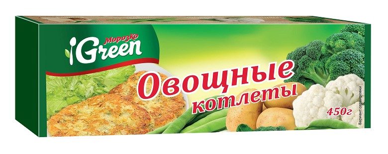 (АКЦ+) МР Котлеты ОВОЩНЫЕ 450гр*16 (3) — оптом