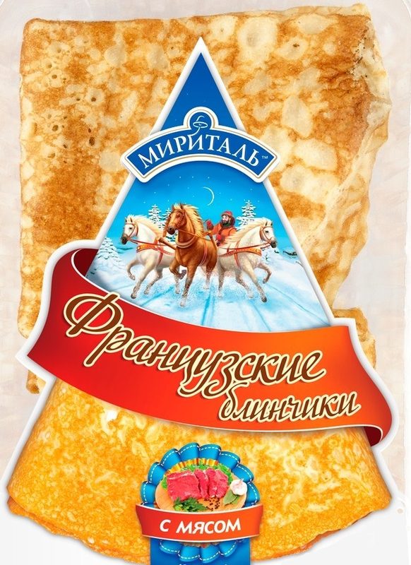 (вес) МИ Блины ФРАНЦУЗСКИЕ с мясом 4кг*1 — оптом