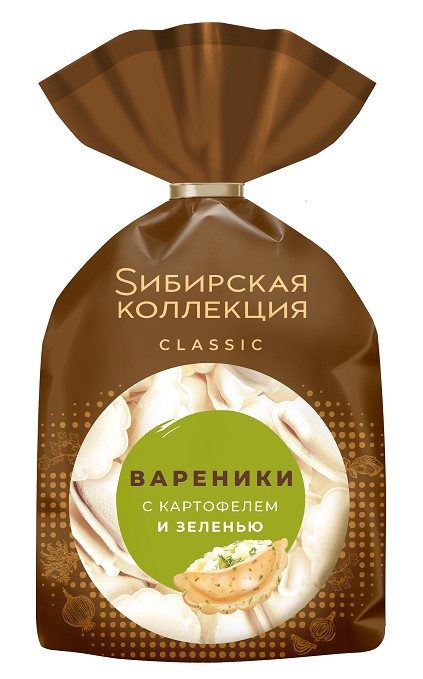 СК Вареники СИБ КОЛ с картоф и зелен 700гр*8 (5) — оптом