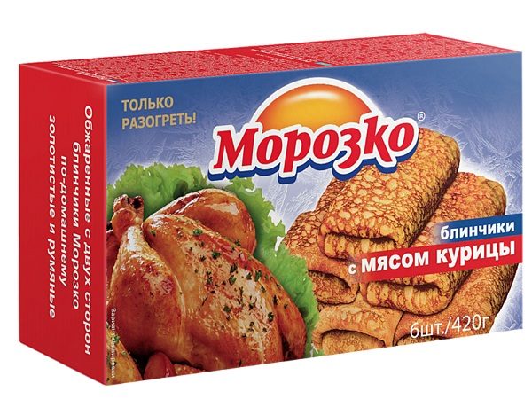 МР (Шок-Ц) Блины МОРОЗКО с курицей 420гр*12 (6) — оптом