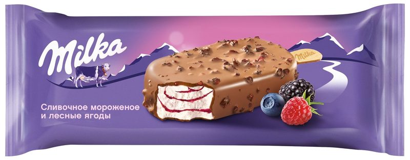 ФР Эск. MILKA Лесные ягоды 64гр*27 — оптом