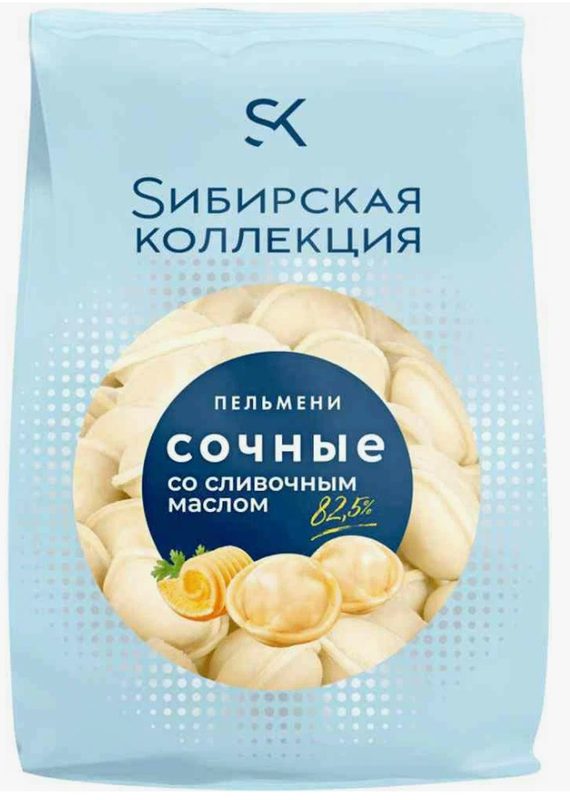 СК Пельмени СИБ КОЛ Сочные Слив Маслом 700гр*8 (4) — оптом
