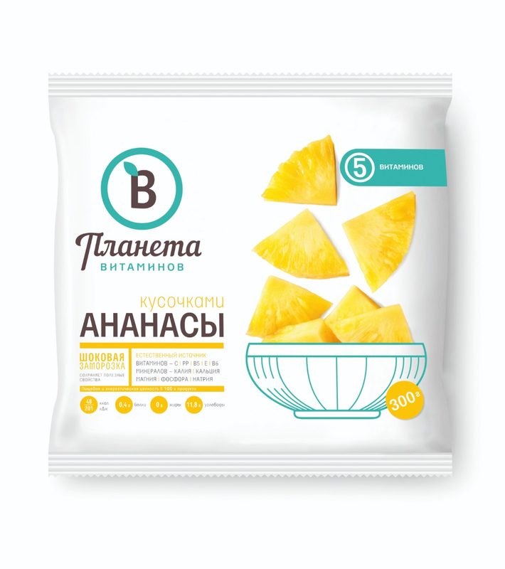 ПВ Ягода Ананас (кусочками) 300гр*20 (5) — оптом