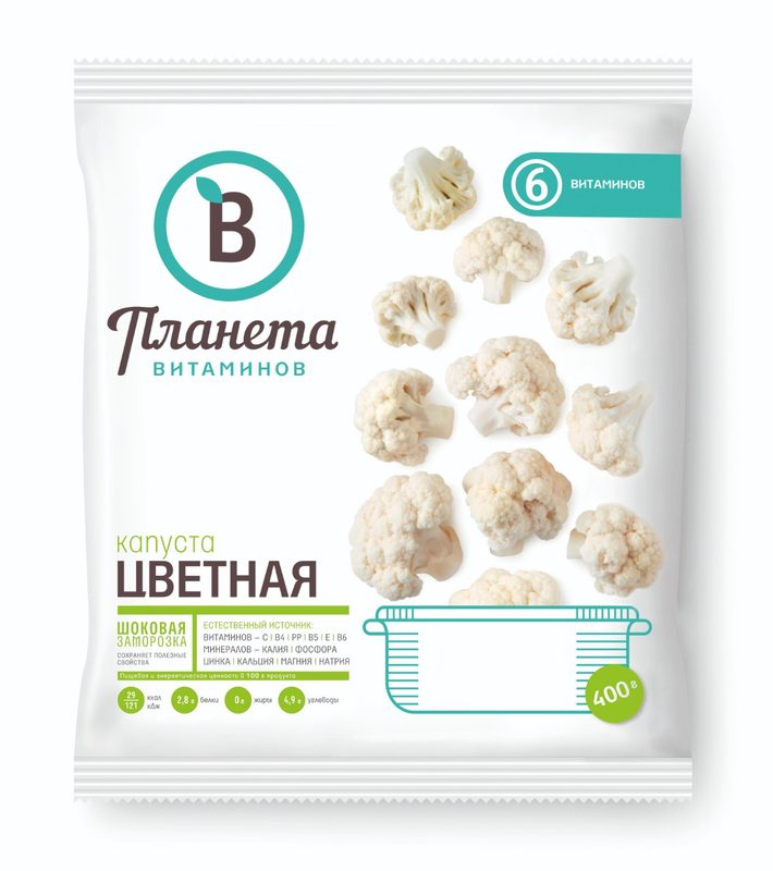 ПВ Капуста Цветная 400гр*25 (5) — оптом