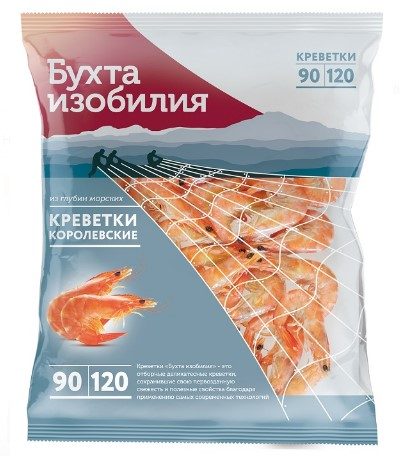 (АКЦ) БИ Креветки 90/120 КОРОЛЕВСКИЕ 400гр*6 (4) — оптом