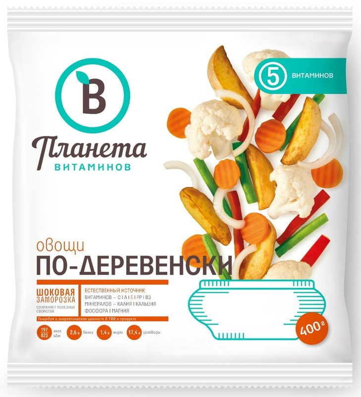 ПВ Смесь Овощи по-деревенски 400гр*25 (5) — оптом