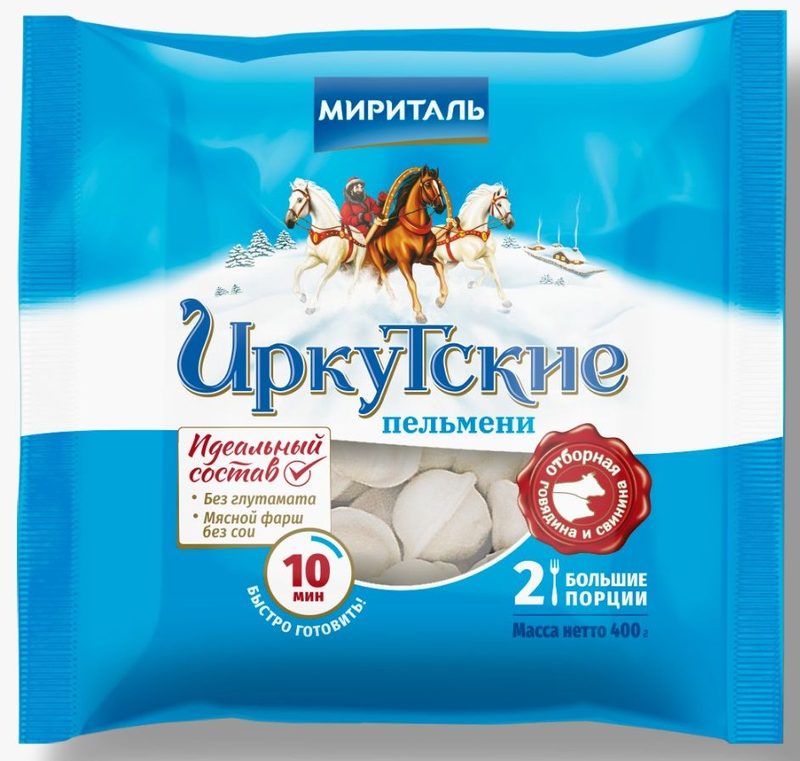 МИ Пельмени ИРКУТСКИЕ 400гр*16 (6) — оптом