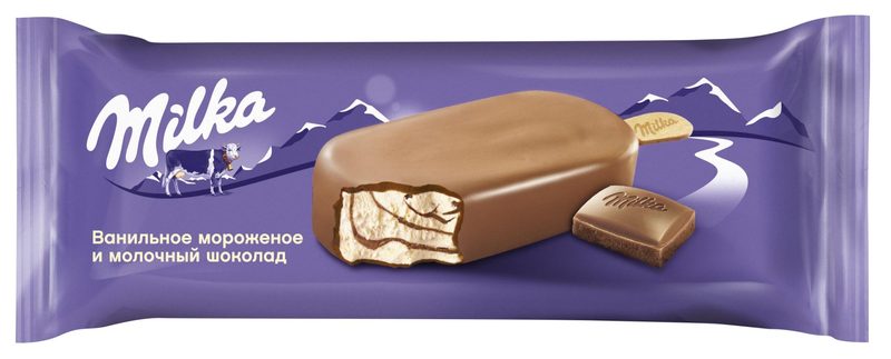 ФР (Шок-Ц) Эск MILKA Ваниль в молоч шокол 62гр*27 — оптом