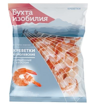 БИ Креветки 50/60 КОРОЛЕВ очищ с хвост 500гр*5 (2) — оптом