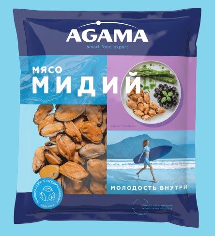 АГ Мясо мидий в/м 300гр*6 (3) — оптом