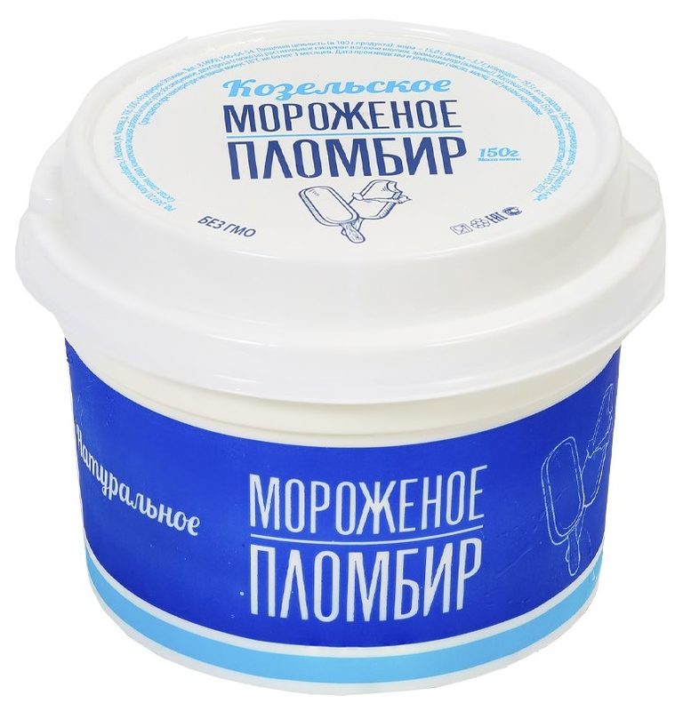 КЗ Стакан плстк Пломбир 150гр*12 — оптом