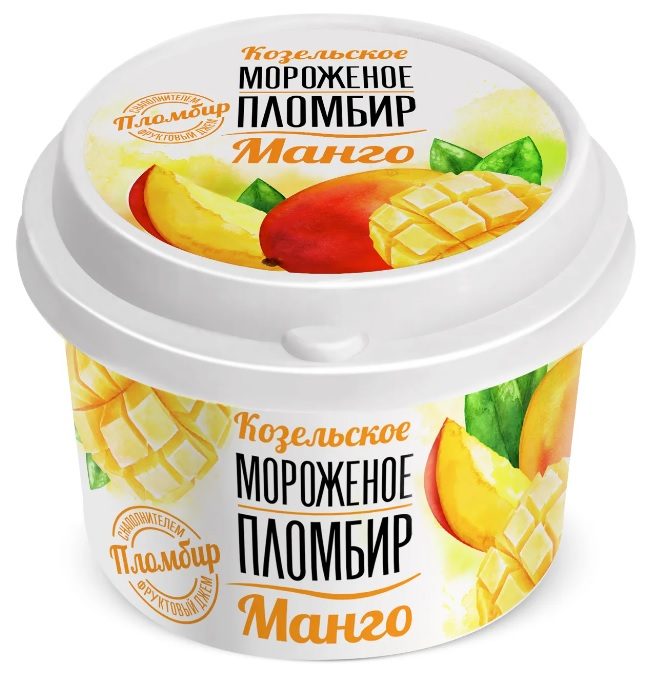 КЗ Стакан плстк Манго фруктовый 150гр*12 — оптом