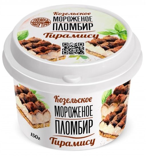 КЗ Стакан плстк Тирамису 125гр*12 — оптом