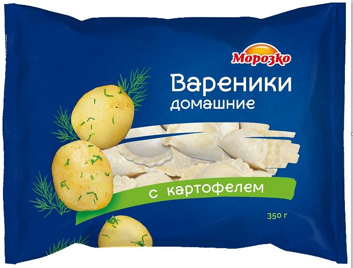 МР Вареники МОРОЗКО с картоф 350гр*15 (5) — оптом