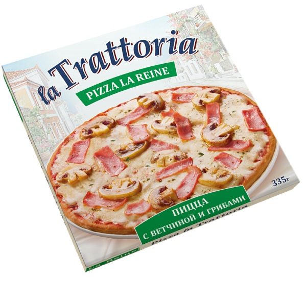 МР (Шок-Ц) Пицца La TRATTORIA Вет Гриб 335гр*5 (5) — оптом