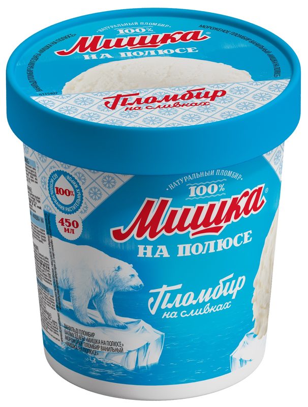 (АКЦ) МП Ведерко МИШКА Ваниль Пломбир 250гр*6 (3) — оптом