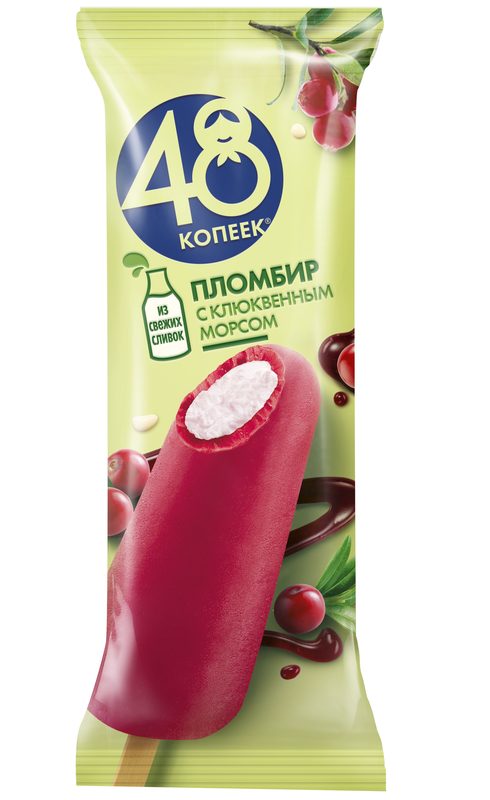 ФР Эск. 48 КОПЕЕК  Пломбир с Морсом клюкв 61гр*40 — оптом