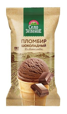 СЗ (Шок-Ц) Стакан пломбир Шоколадый 90гр*24 — оптом