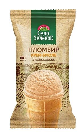 СЗ (Шок-Ц) Стакан пломбир Крем-брюле 90гр*24 — оптом